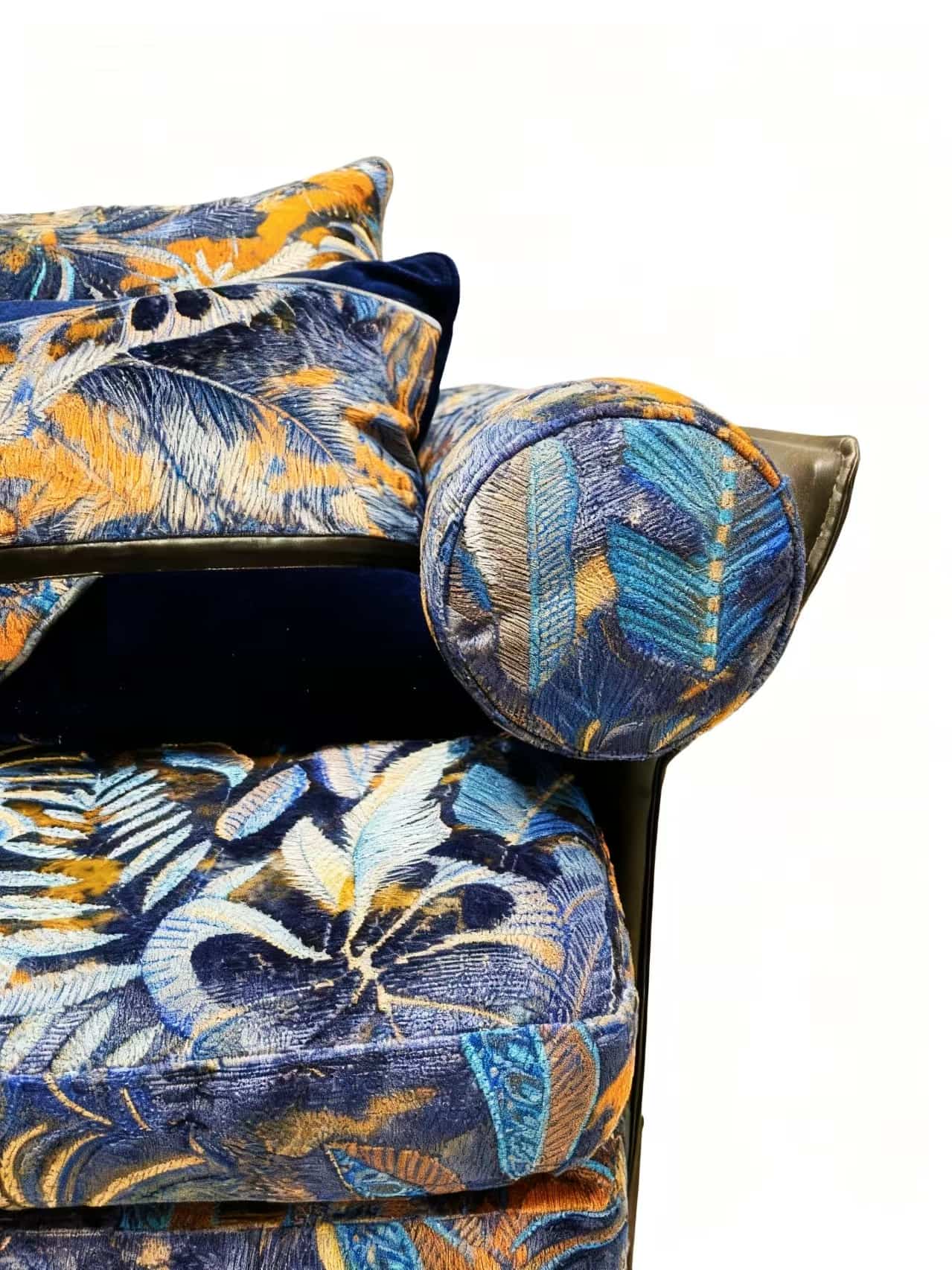 JBL Yüksek Kaliteli Jakarlı Kadife Kumaş Moda Yeni Koleksiyon Yağmur Ormanı Desen Modern Tarzı Jakarlı Kadife Kanepe için